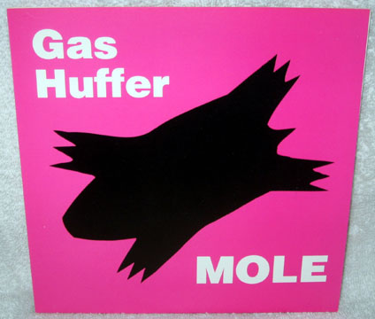 GAS HUFFER "Mole" 7" Pink Cover/Black Vinyl